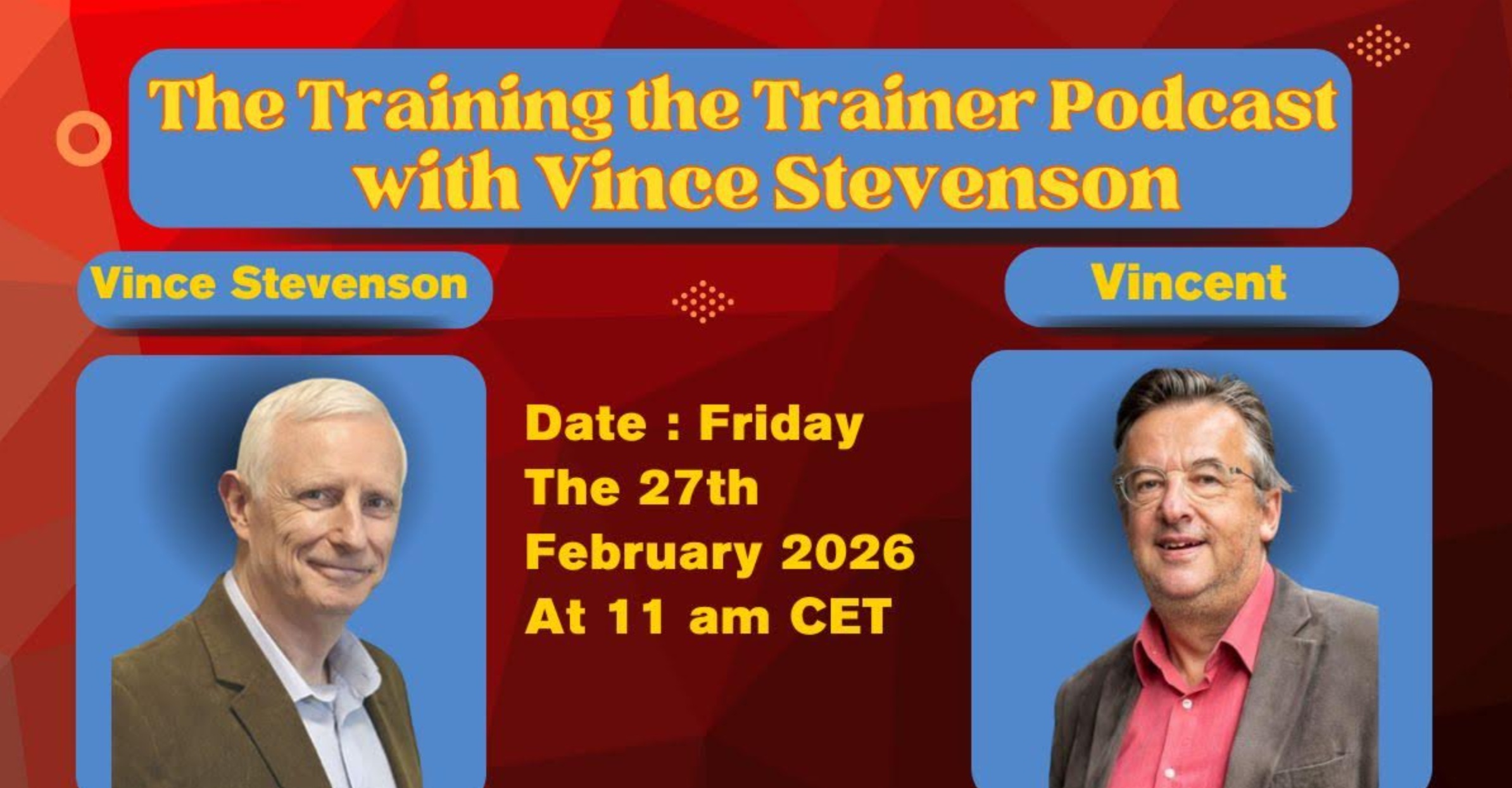 Training the Trainer Podcast with Vince Stevenson