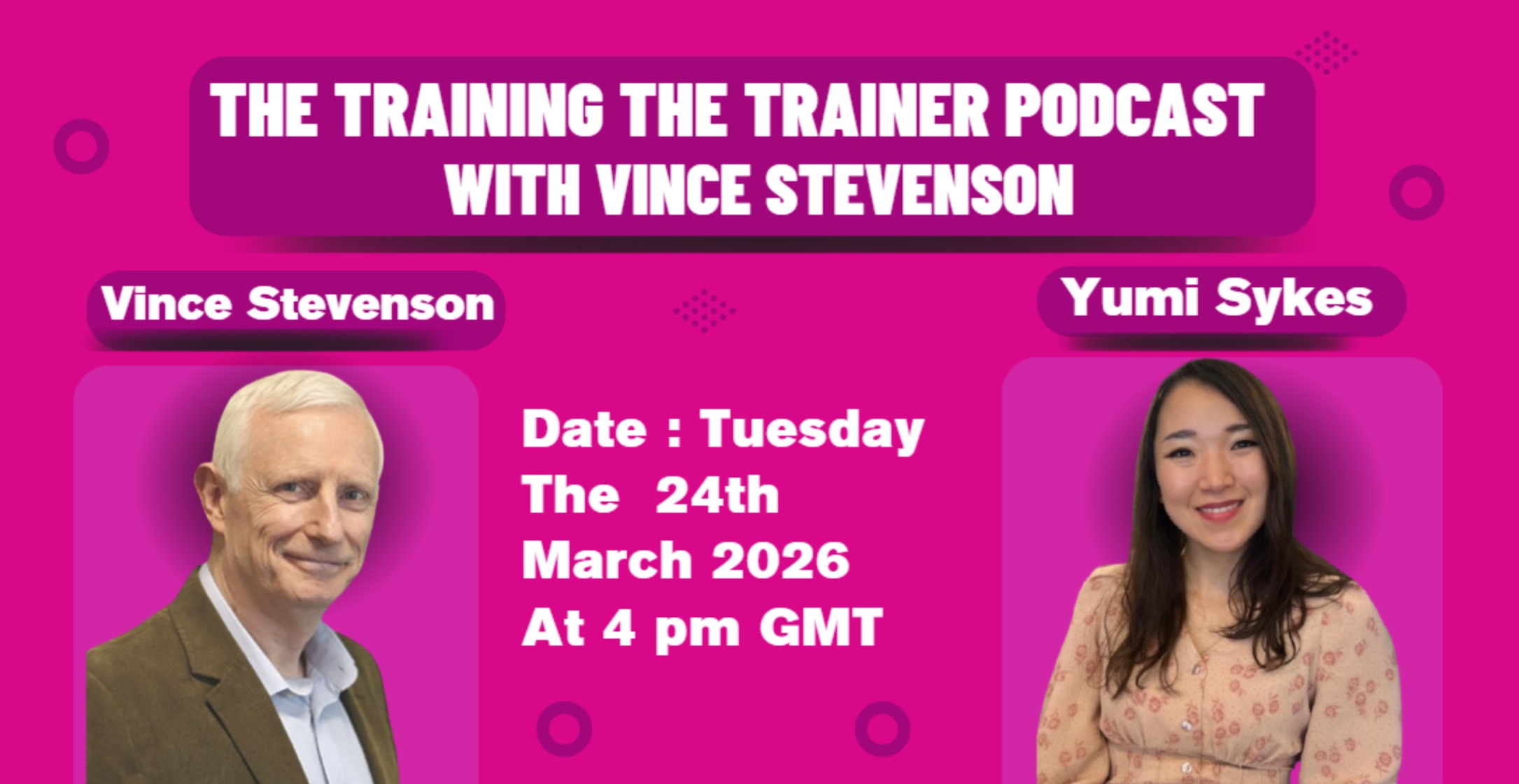 Training the Trainer Podcast with Vince Stevenson