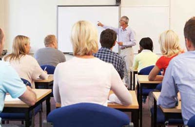 Students in classroom